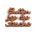 3D-Schriftzug "Butter bei die Fische"