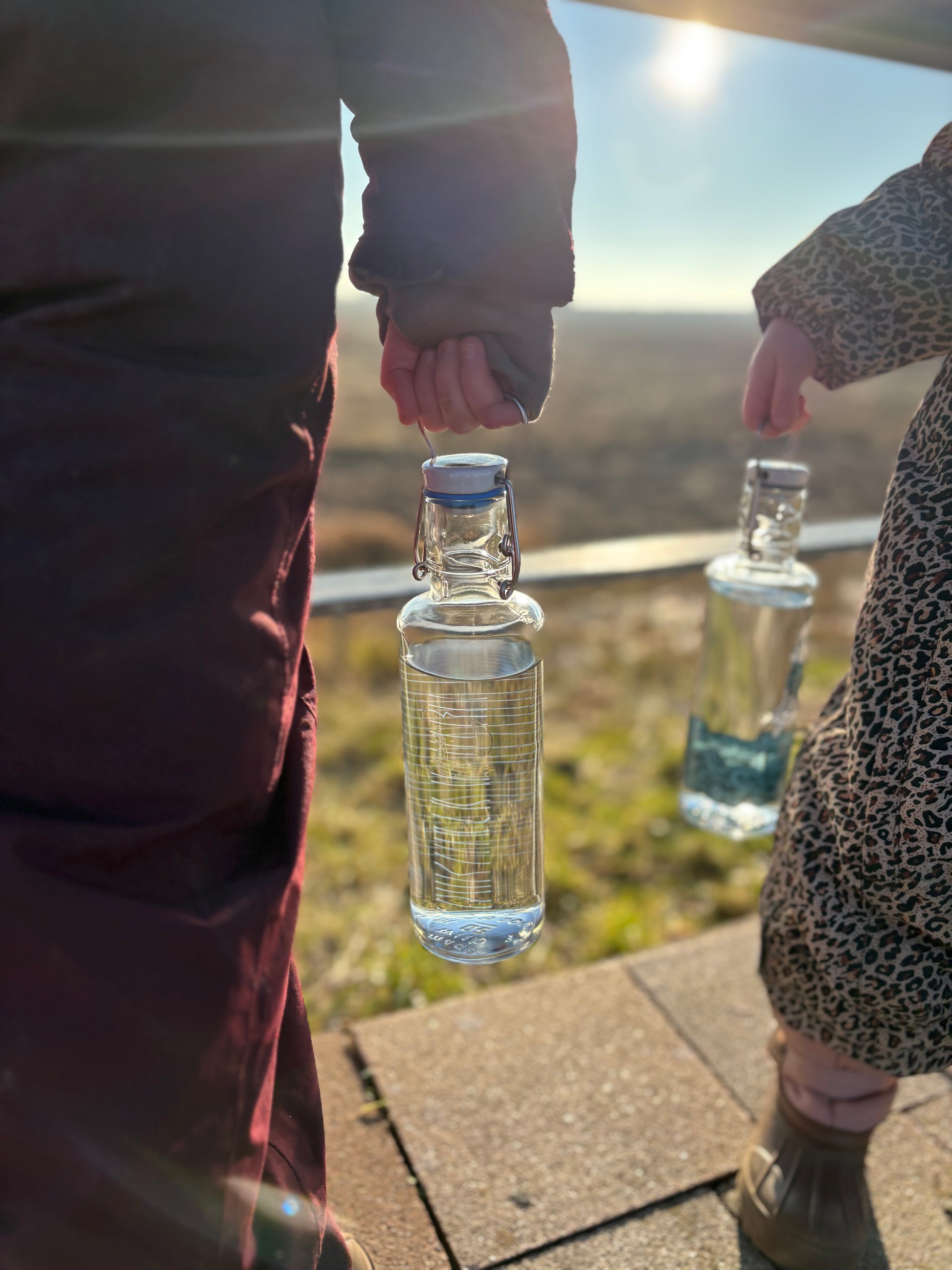 Trinkflasche "Soulbottle - Kapitän", 0,6 Liter, Glas